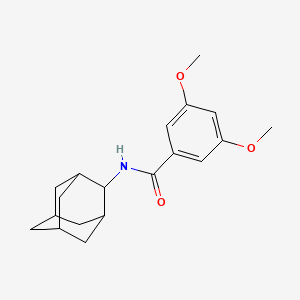 molecular formula C19H25NO3 B5762195 N-2-adamantyl-3,5-dimethoxybenzamide 