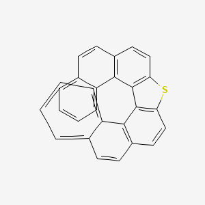 molecular formula C28H16S B576225 Diphenanthro[3,4-B:4',3'-D]thiophene CAS No. 168784-35-8