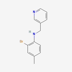 (2-bromo-4-methylphenyl)(3-pyridinylmethyl)amine