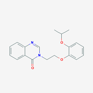 molecular formula C19H20N2O3 B5762328 3-[2-(2-isopropoxyphenoxy)ethyl]-4(3H)-quinazolinone 