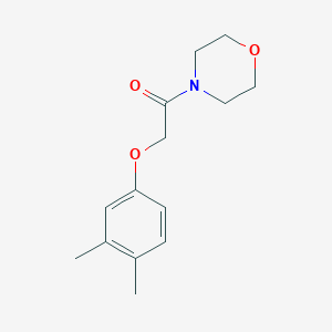 molecular formula C14H19NO3 B5762332 4-[(3,4-dimethylphenoxy)acetyl]morpholine 