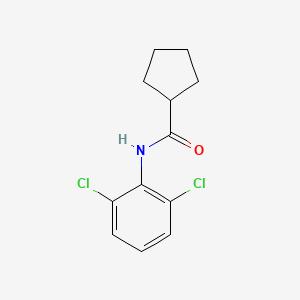 molecular formula C12H13Cl2NO B5762359 N-(2,6-dichlorophenyl)cyclopentanecarboxamide 