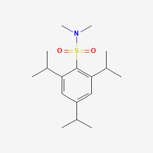 molecular formula C17H29NO2S B5762409 2,4,6-triisopropyl-N,N-dimethylbenzenesulfonamide 