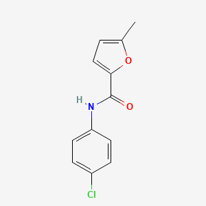 molecular formula C12H10ClNO2 B5762514 N-(4-chlorophenyl)-5-methyl-2-furamide 