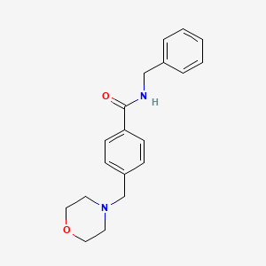 molecular formula C19H22N2O2 B5762530 N-benzyl-4-(4-morpholinylmethyl)benzamide 
