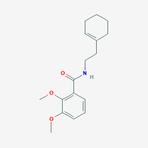 molecular formula C17H23NO3 B5762627 N-[2-(1-cyclohexen-1-yl)ethyl]-2,3-dimethoxybenzamide 