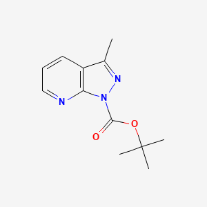 B576268 Tert-butyl 3-methyl-1H-pyrazolo[3,4-B]pyridine-1-carboxylate CAS No. 174180-77-9