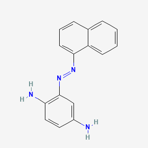 molecular formula C16H14N4 B576270 1-(2,5-Diaminophenylazo)-naphthalene CAS No. 169798-42-9