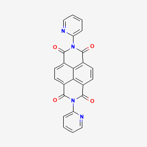 molecular formula C24H12N4O4 B5762825 2,7-di-2-pyridinylbenzo[lmn]-3,8-phenanthroline-1,3,6,8(2H,7H)-tetrone 