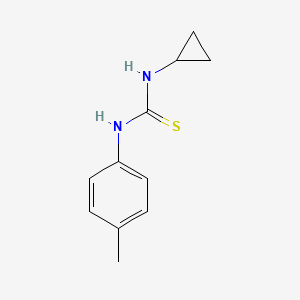 molecular formula C11H14N2S B5762849 N-cyclopropyl-N'-(4-methylphenyl)thiourea 
