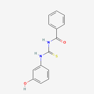 N-{[(3-hydroxyphenyl)amino]carbonothioyl}benzamide