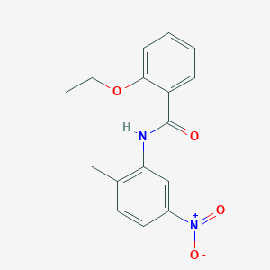 molecular formula C16H16N2O4 B5762881 2-ethoxy-N-(2-methyl-5-nitrophenyl)benzamide 