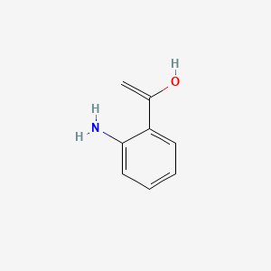 molecular formula C8H9NO B576293 1-(2-Aminophenyl)ethen-1-ol CAS No. 182740-47-2