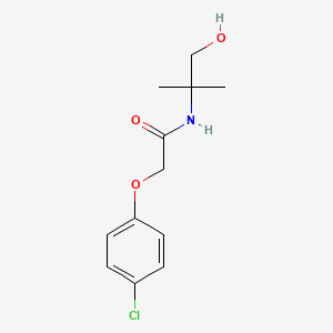 molecular formula C12H16ClNO3 B5762954 2-(4-chlorophenoxy)-N-(2-hydroxy-1,1-dimethylethyl)acetamide 