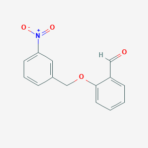 molecular formula C14H11NO4 B5763029 2-[(3-nitrobenzyl)oxy]benzaldehyde 
