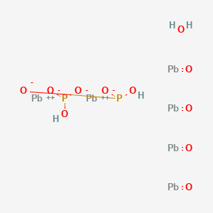 molecular formula H4O11P2Pb6 B576309 二价亚磷酸铅 CAS No. 1344-40-7