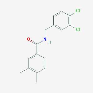 molecular formula C16H15Cl2NO B5763107 N-(3,4-dichlorobenzyl)-3,4-dimethylbenzamide 