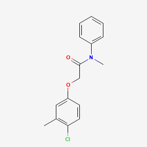 molecular formula C16H16ClNO2 B5763119 2-(4-chloro-3-methylphenoxy)-N-methyl-N-phenylacetamide 