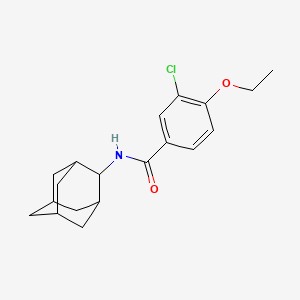 molecular formula C19H24ClNO2 B5763134 N-2-adamantyl-3-chloro-4-ethoxybenzamide 