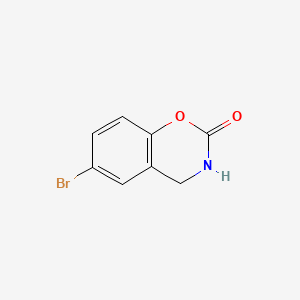 molecular formula C8H6BrNO2 B576316 6-Bromo-3,4-dihydrobenzo[e][1,3]oxazin-2-one CAS No. 1199-04-8