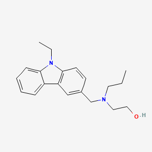 2-[[(9-ethyl-9H-carbazol-3-yl)methyl](propyl)amino]ethanol
