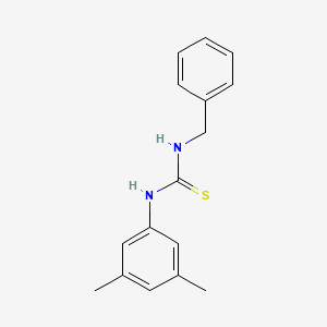 molecular formula C16H18N2S B5763412 N-benzyl-N'-(3,5-dimethylphenyl)thiourea 