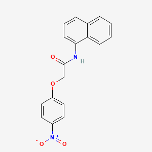 molecular formula C18H14N2O4 B5763415 N-1-naphthyl-2-(4-nitrophenoxy)acetamide 