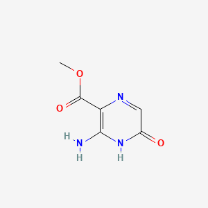 molecular formula C6H7N3O3 B576344 3-氨基-5-羟基吡嗪-2-甲酸甲酯 CAS No. 1503-03-3