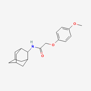 molecular formula C19H25NO3 B5763452 N-2-adamantyl-2-(4-methoxyphenoxy)acetamide 
