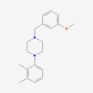 molecular formula C20H26N2O B5763457 1-(2,3-dimethylphenyl)-4-(3-methoxybenzyl)piperazine 