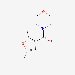 molecular formula C11H15NO3 B5763470 4-(2,5-dimethyl-3-furoyl)morpholine 