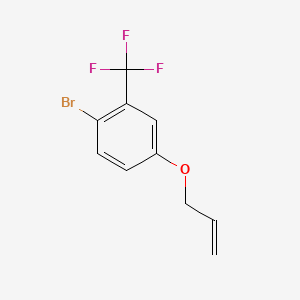 B576353 4-(Allyloxy)-1-bromo-2-(trifluoromethyl)benzene CAS No. 1208-41-9