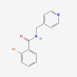 molecular formula C13H11BrN2O B5763693 2-bromo-N-(4-pyridinylmethyl)benzamide 