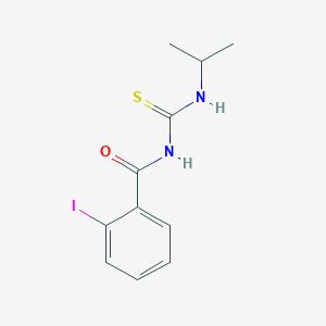 molecular formula C11H13IN2OS B5763715 2-iodo-N-[(isopropylamino)carbonothioyl]benzamide 