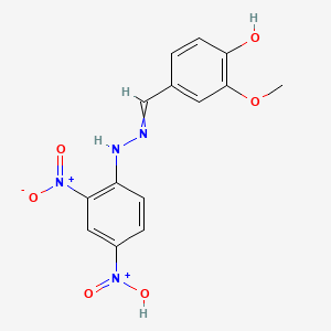 B576376 4-Hydroxy-3-methoxybenzaldehyde 2,4-dinitrophenyl hydrazone CAS No. 1166-13-8