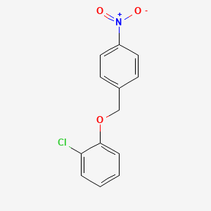 molecular formula C13H10ClNO3 B5763766 1-chloro-2-[(4-nitrobenzyl)oxy]benzene 