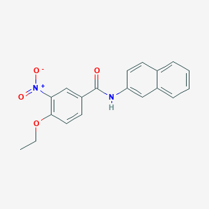molecular formula C19H16N2O4 B5763990 4-ethoxy-N-2-naphthyl-3-nitrobenzamide 