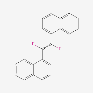 molecular formula C22H14F2 B576404 1,1'-(1,2-Difluoroethene-1,2-diyl)dinaphthalene CAS No. 1423-70-7