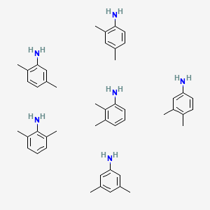 molecular formula C48H66N6 B576407 Xylidinemixtureofisomers CAS No. 1300-73-8