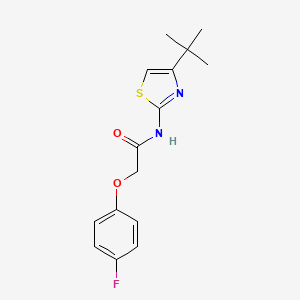 N-(4-tert-butyl-1,3-thiazol-2-yl)-2-(4-fluorophenoxy)acetamide