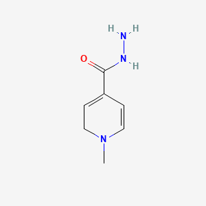 molecular formula C7H11N3O B576411 1-Methyl-1,2-dihydropyridine-4-carbohydrazide CAS No. 1452-75-1