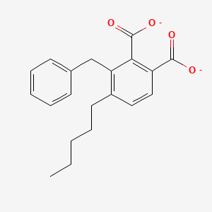 molecular formula C20H20O4-2 B576414 Pentylbenzylphthalate CAS No. 1240-18-2