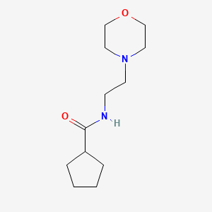 N-[2-(4-morpholinyl)ethyl]cyclopentanecarboxamide