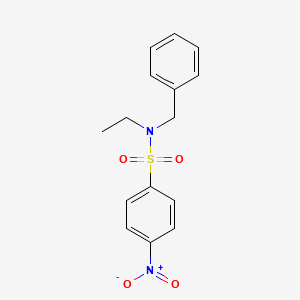 molecular formula C15H16N2O4S B5764241 N-benzyl-N-ethyl-4-nitrobenzenesulfonamide 