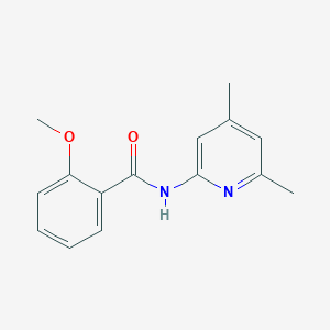 molecular formula C15H16N2O2 B5764293 N-(4,6-dimethyl-2-pyridinyl)-2-methoxybenzamide 