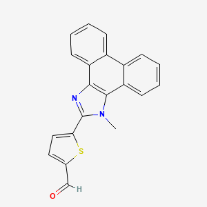 molecular formula C21H14N2OS B5764353 5-(1-methyl-1H-phenanthro[9,10-d]imidazol-2-yl)-2-thiophenecarbaldehyde 