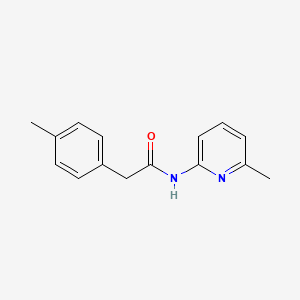 molecular formula C15H16N2O B5764372 2-(4-methylphenyl)-N-(6-methyl-2-pyridinyl)acetamide CAS No. 599162-59-1