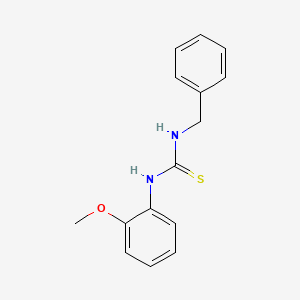 molecular formula C15H16N2OS B5764516 N-benzyl-N'-(2-methoxyphenyl)thiourea 