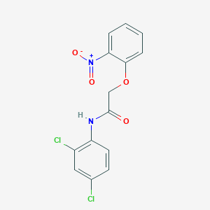molecular formula C14H10Cl2N2O4 B5764522 N-(2,4-dichlorophenyl)-2-(2-nitrophenoxy)acetamide 