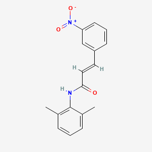 molecular formula C17H16N2O3 B5764534 N-(2,6-dimethylphenyl)-3-(3-nitrophenyl)acrylamide 